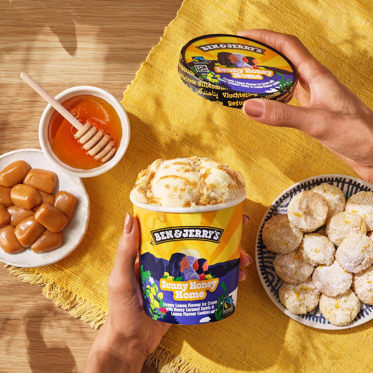 Sunny Honey Home Ice Cream Ben & Jerry’s